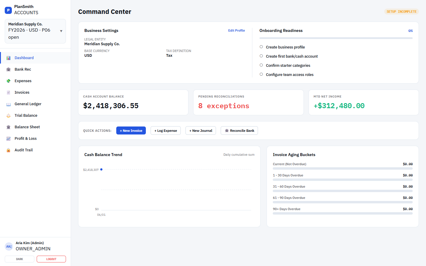Meridian — live demo
