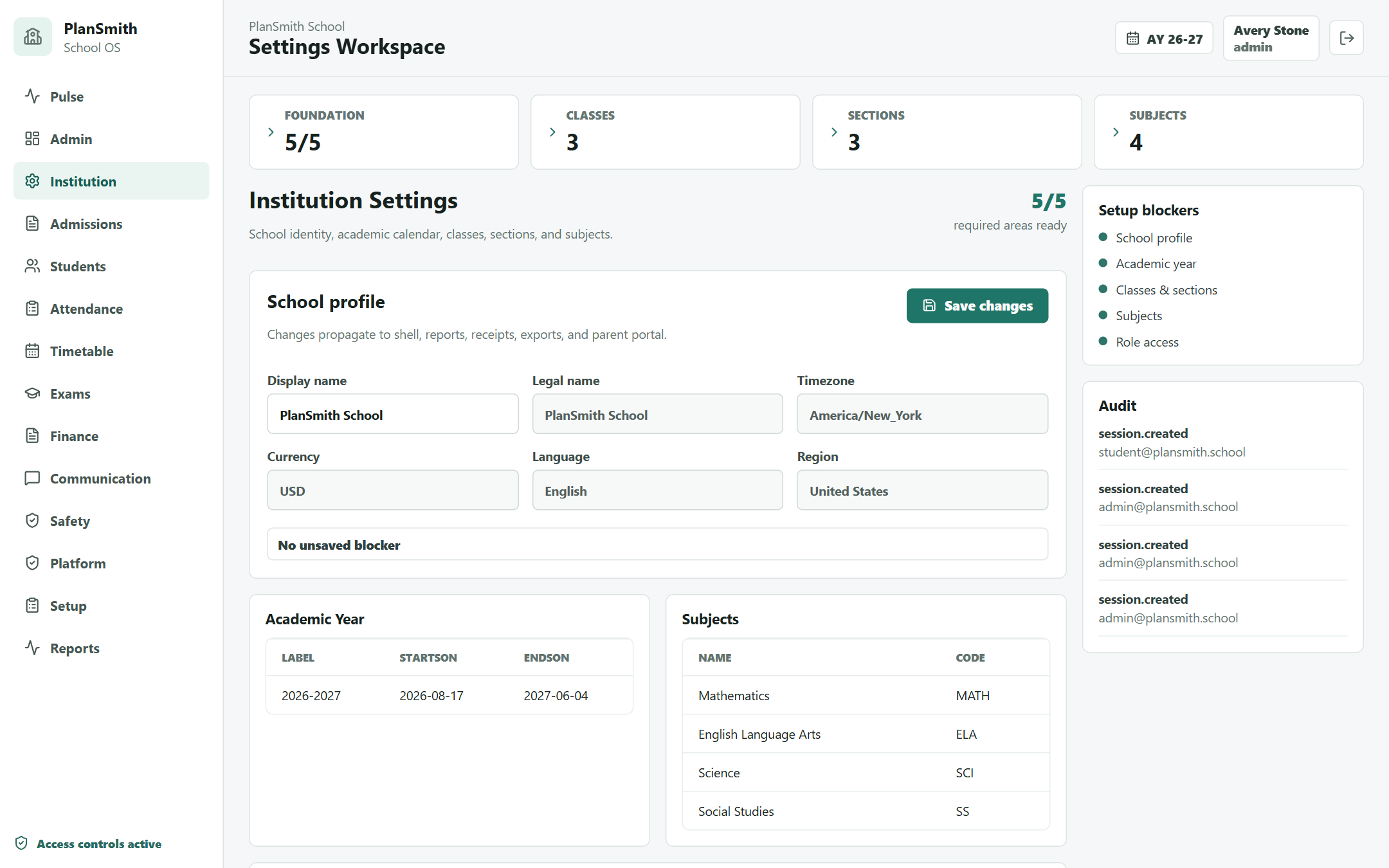 Contracts Build — live demo